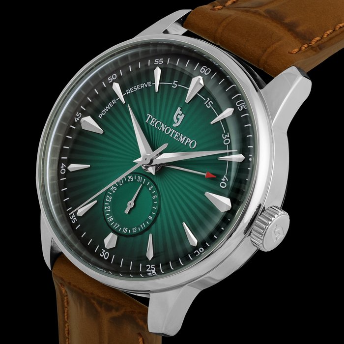 Tecnotempo® - Automatic "Power Reserve" - Limited Edition - Green Dial - 沒有保留價 - TT.50.PGR - 男士 - 2011至今