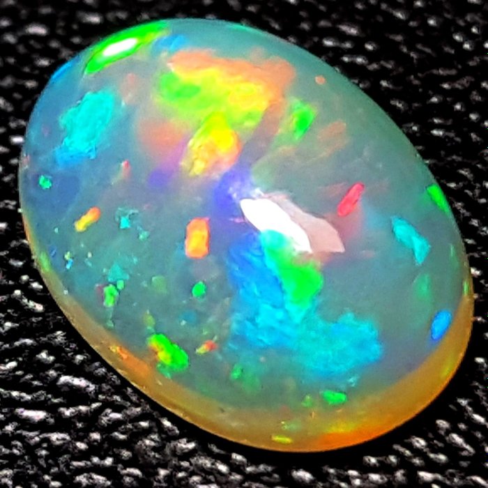 1 pcs multicolored Opal - 2.62 ct