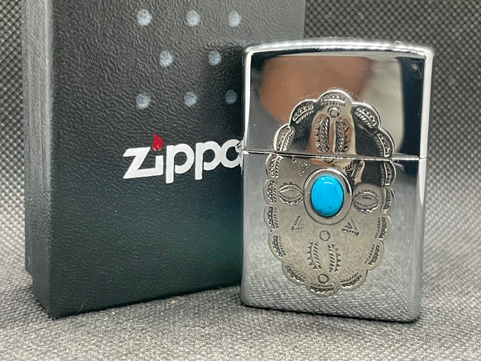 Zippo - Zippo Turquesa - Αναπτήρας - Ορείχαλκος, χρώμιο -