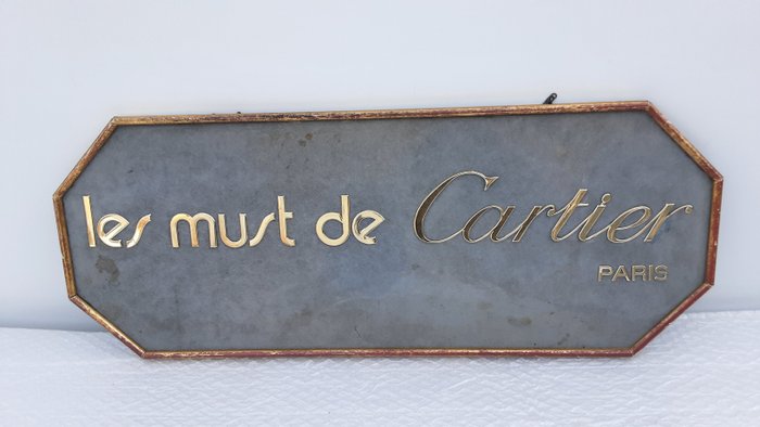 cartier Les must de cartier - Tablica reklamowa - Plastikowe drewno