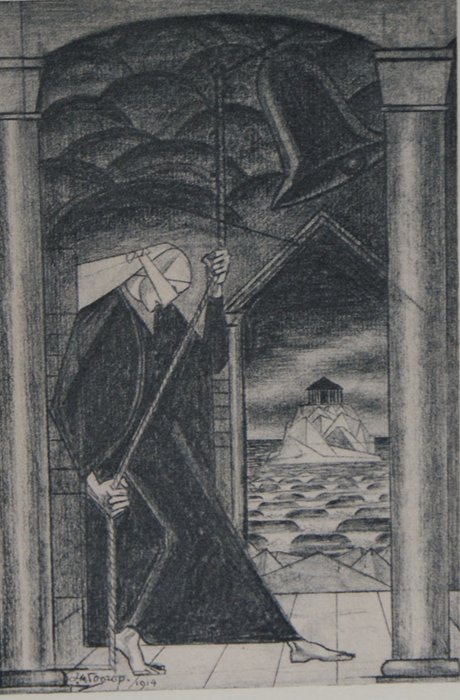 Jan Toorop (1858-1928) - t' Melaatschen eiland