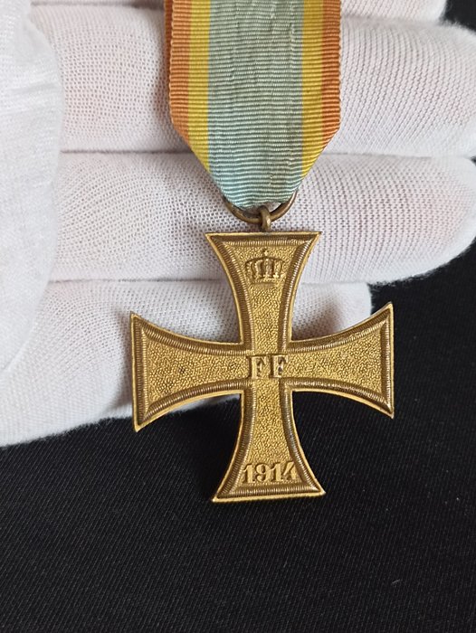 德国 - 奖章 - Mecklenburg-Schwerin Military Merit Cross 2nd Class,