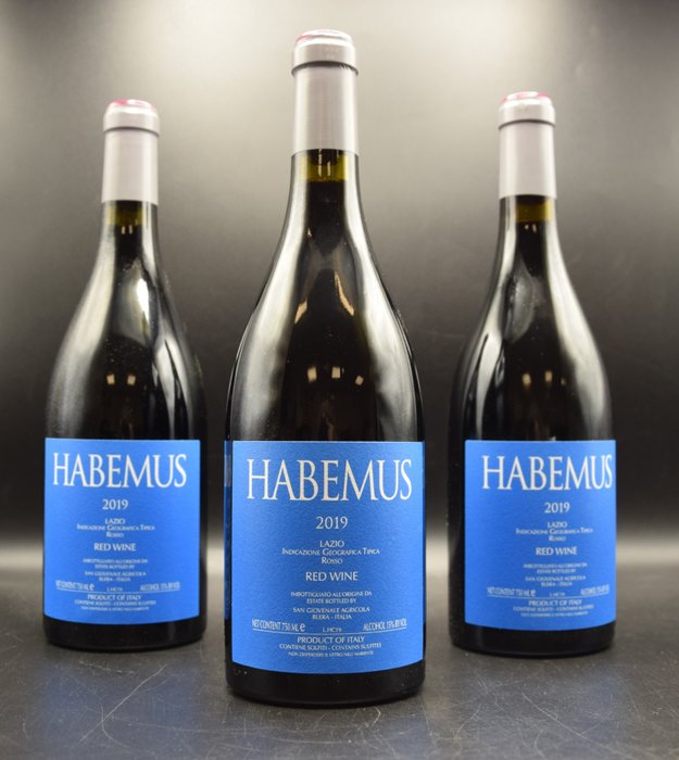 2019 Habemus, Etichetta Blu - Lazio IGT - 3 瓶 (0.75L)
