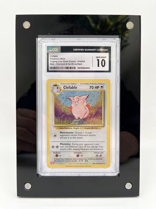 The Pokémon Company - Graded card - Clefable Holo - CGC 10