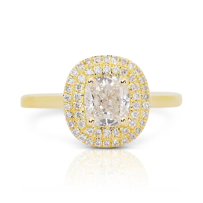 Anillo - 18 quilates Oro amarillo -  1.78 tw. Diamante  (Natural) - Diamante