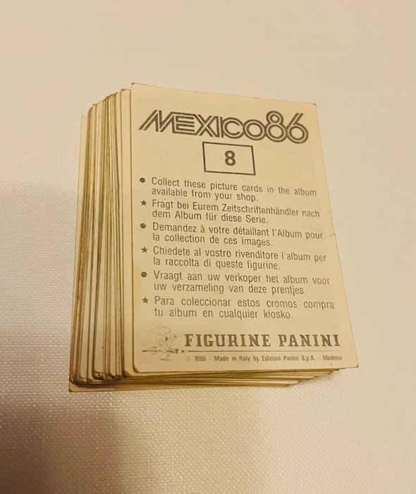 Panini - Mexico 86 World Cup - 47 Loose stickers