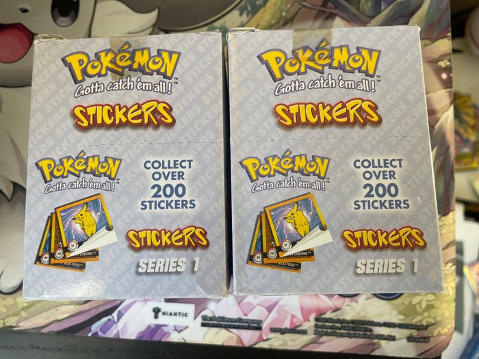 Pokémon 1999 Sticker Box Series 1 - Artbox- Rare Booster box