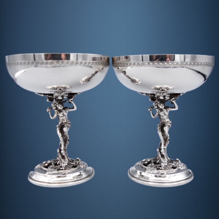 Weinglas (2) - Sammlung - Faune - .925 Silber