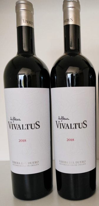 2018 Bodega Vivaltus, 'La Fleur' - Ribera del Duero - 2 Flasker (0,75 L)