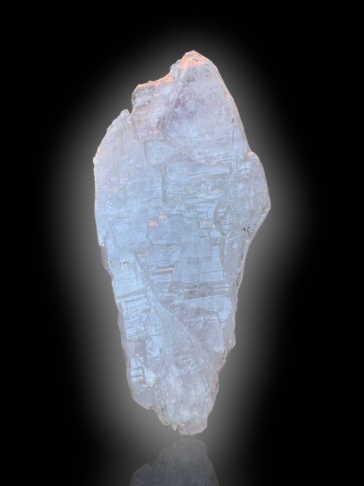 Tafelquarz, Schweiz einzigartige Kristallisation - Höhe: 15 cm - Breite: 6 cm- 170 g