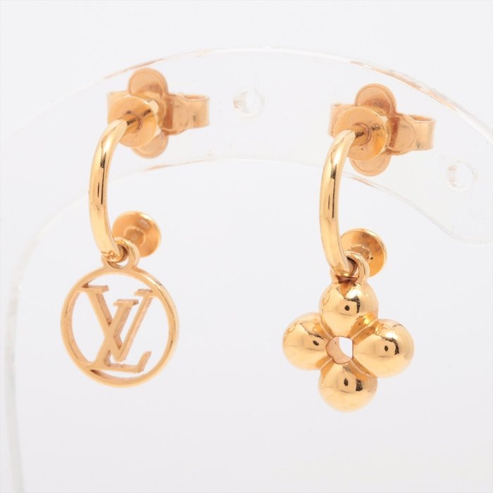 Louis Vuitton - Aranyozott - Drop fülbevaló