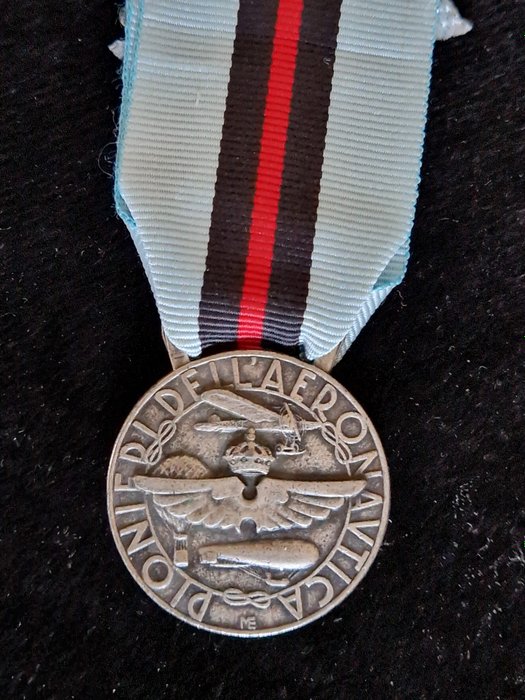 Itália - Medalha - Medaglia Dirigibilisti della Regia Aeronautica - Pionieri del Volo