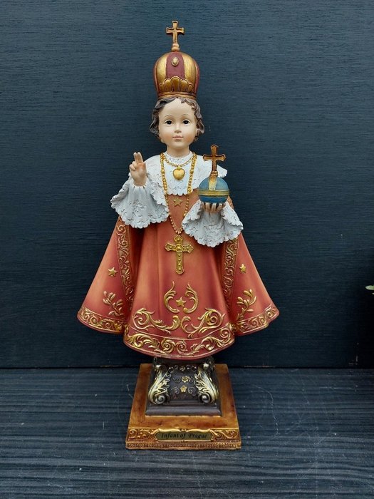 塑像, Child Jesus of Prague - 43 cm - 聚树脂