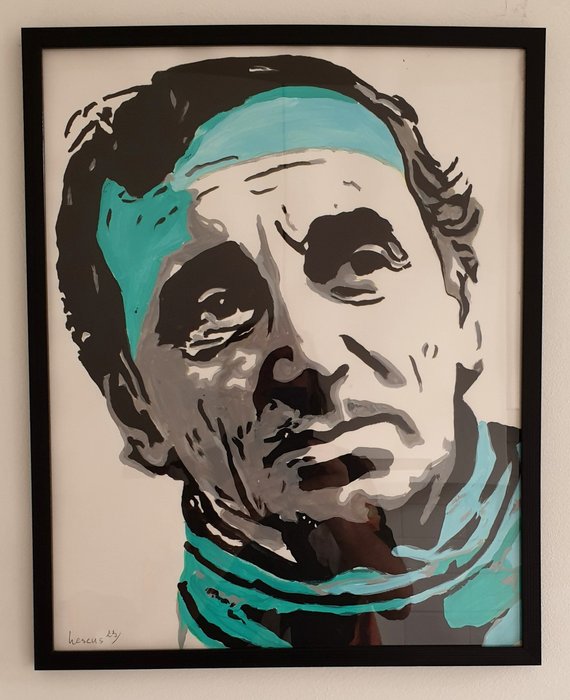 Liesens A54 projects - Charles Aznavour ( urban pop art) incl expositielijst