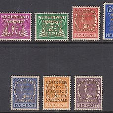 Nederland 1934/1948 – Dienstzegels Cour de Justice – NVPH D9/D15