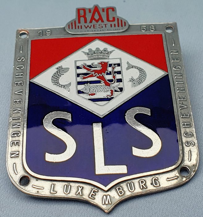 徽章 - SLS Rally - Geëmailleerde Grille Badge 1958 - 荷蘭 - 20世紀中期（二戰期）