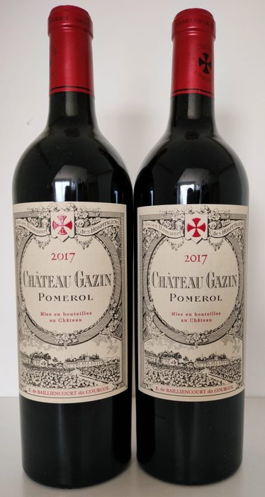 2017 Chateau Gazin - Pomerol - 2 Bottles (0.75L)