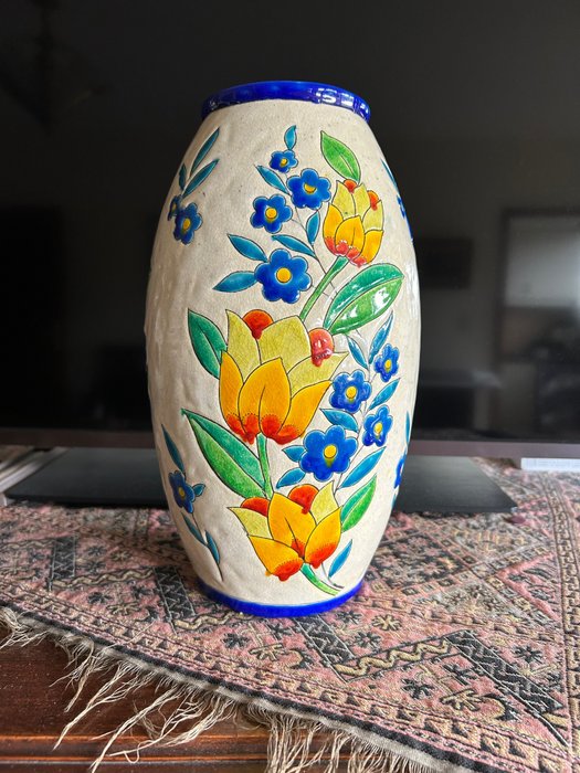 Boch Frères - Charles Catteau - Vase  - Keramik