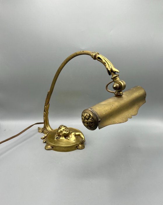 Banker-Tischlampe - Bronze