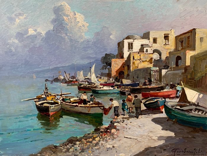 Felice Giordano (1880-1964) - Paesaggio