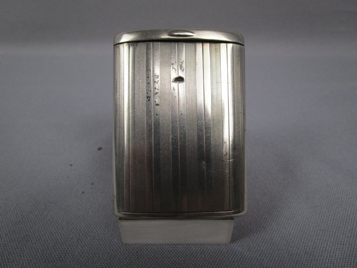 Streichholzschachtel / Dose  Schachtel  Etui - Streichholzetui - .835 Silber