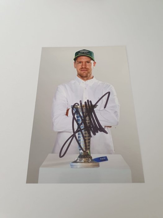Sebastian Vettel - Fotografia Autografata