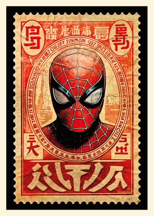 Kobalt (1970) - Spider-Man (Galaxy Stamp series)