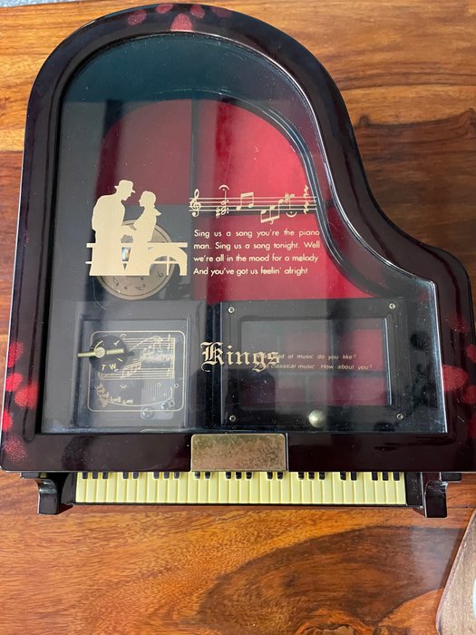Kings -Vintage "Grand Piano Music Box / Jewelry Box. - Spieluhr - Vereinigtes Königreich - 1980-1990