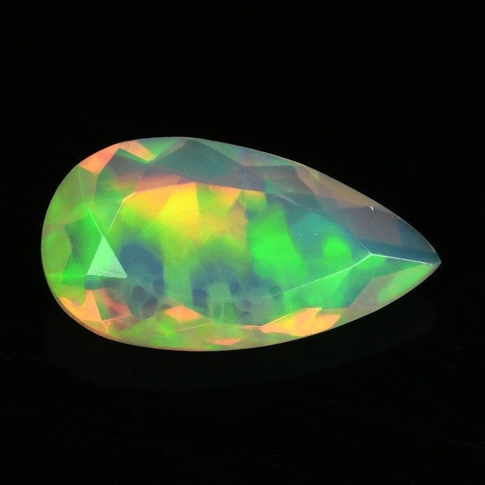 Keine Reserve-Orange Opal - 3.11 ct