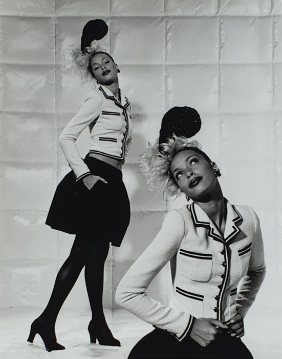 Karl Lagerfeld (1933-2019) - Vintage 1994 - American Model Brandy Quinones
