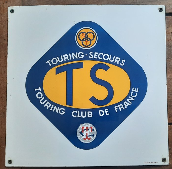 Touring club de France - 运动牌匾 - 搪瓷匾