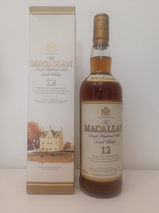 Macallan 12 years old - Original bottling  - b. 1990-luvun loppu 2000-luvun alku - 70cl