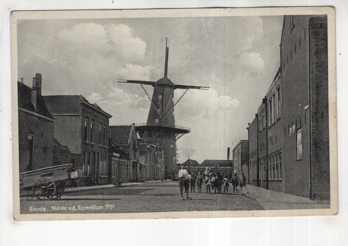 荷兰 - 荷兰磨坊主题磨坊 - 明信片 (92) - 1900-1965