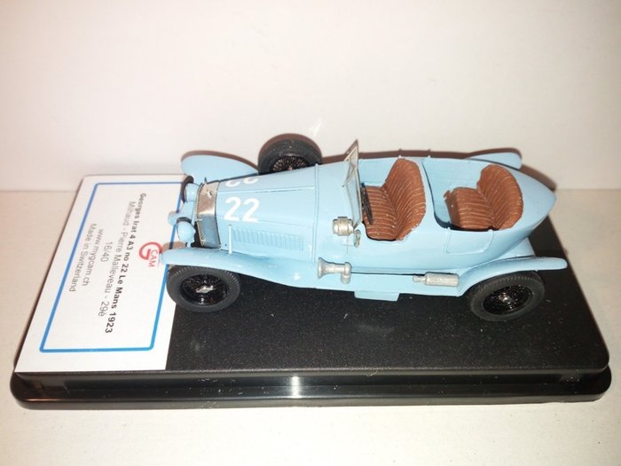 GCAM 1:43 - Σπορ αυτοκίνητο μοντελισμού - Georges Irat Le Mans'23 #22 Handbuilt Resin Metal kit - GCAM23022M