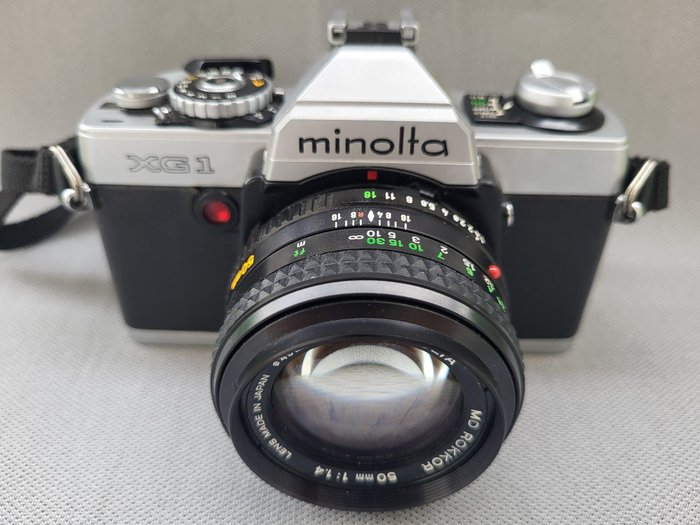 Minolta XG1 + MD 50mm 1:1.4 | Analogt kamera