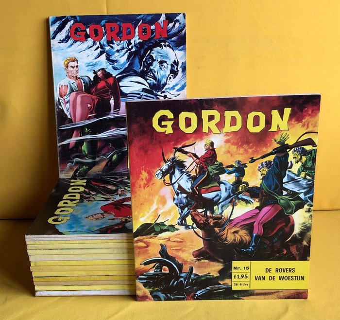 Flash Gordon 1 t/m 15 - Complete reeks - 15 Album - 第一版 - 1967/1968