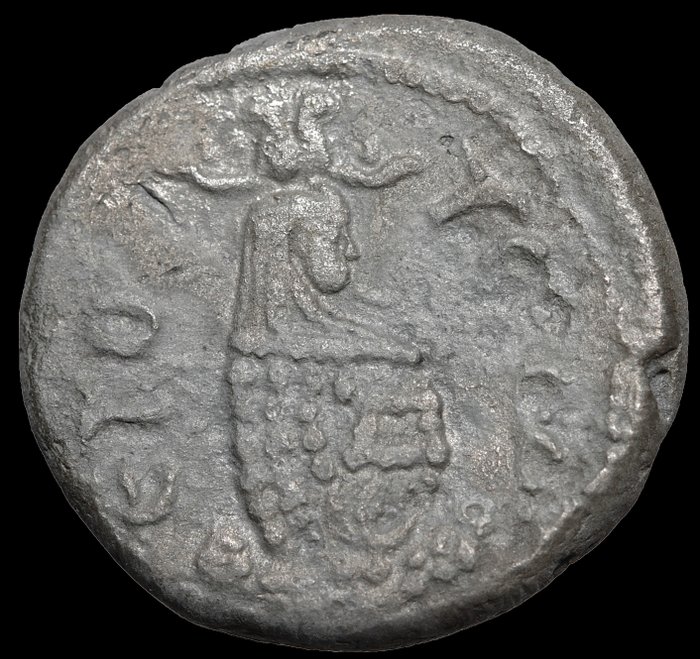 Egypten. Alexandria. Antoninus Pius (138-161.. Tetradrachm "Canopus issue" Rare