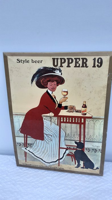 "Style" beer Upper 19 - Werbeschild - Karton