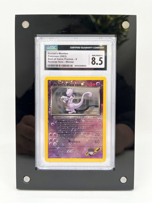 The Pokémon Company - Graded card - Rocket's Mewtwo - Best of Game Promos - Winner - 2003 - CGC 8.5