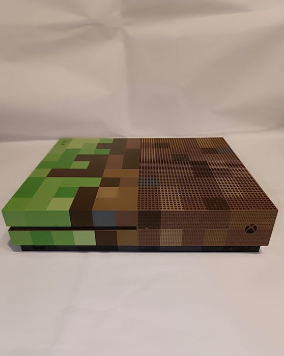 Microsoft - Xbox One S (Minecraft limited edition) - Videospilkonsol - I original æske