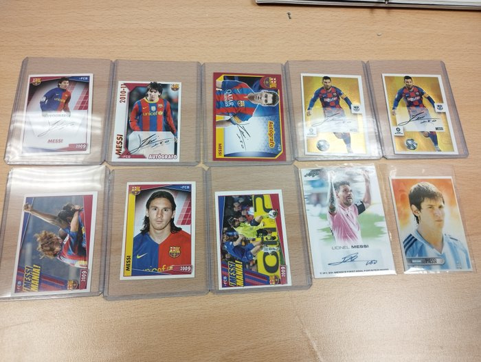 2006 to 2020 - Panini, Mundocrom & others - Lionel Messi - 10 stickers/cards incl. WC Rookie - 1 Mixed collection
