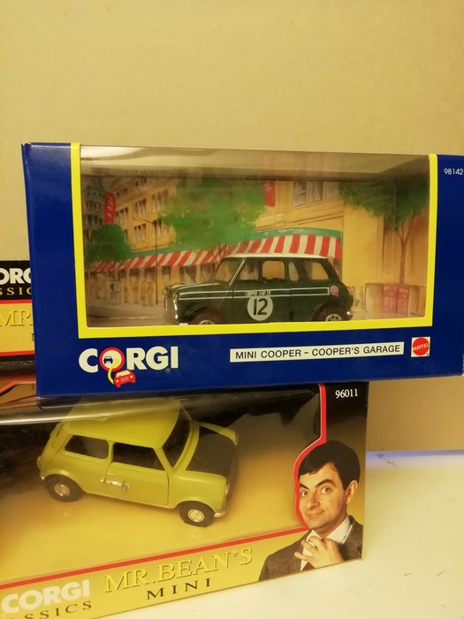 Corgi 1:36 - 模型汽车 - Mini John Cooper's Garage & Mr bean's Mini