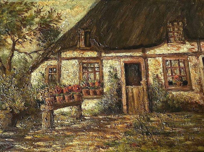 J. van Rossum (1881-1963) - Huisje