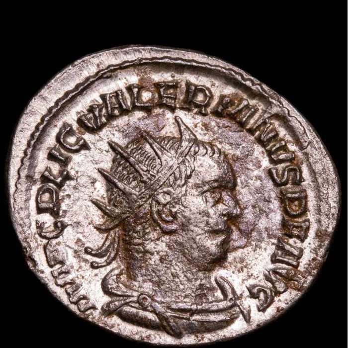 Rooman imperiumi. Valerian I (253-260). Antoninianus Antioch mint, 255-256 A.D. PIETAS AVGG  (Ei pohjahintaa)