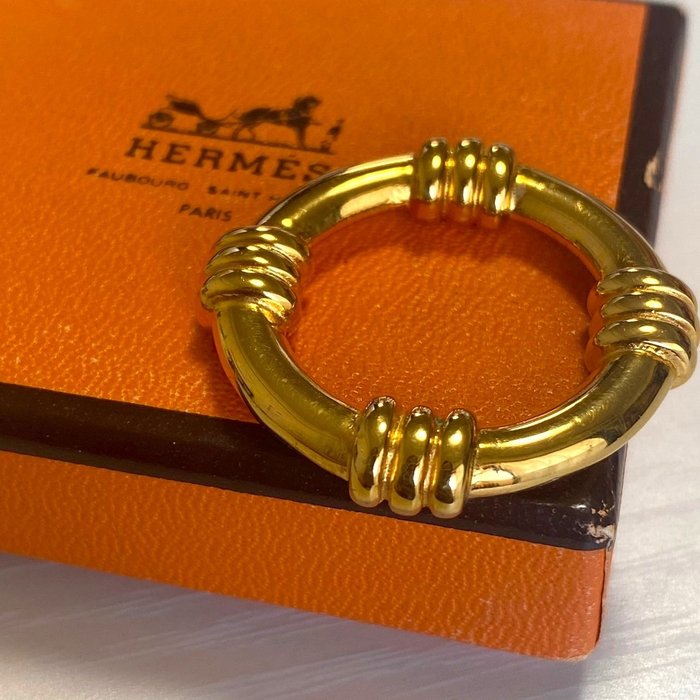 Hermès - Gold-plated - Δαχτυλίδι κασκόλ