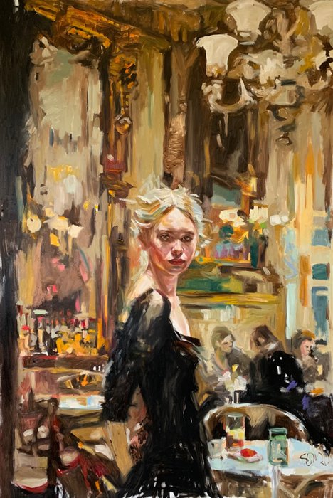 Suzan Schuttelaar - Echoes of Elegance. A Lady’s Presence in the Café Ambiance: A Lady Amidst Café Conversations Series