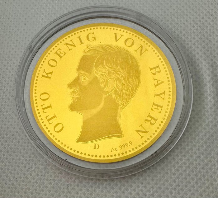 德國. Gold medal Konig Otto I, 20 Gold-Mark 1913, oro 999,9 , 1/100 oz  (沒有保留價)