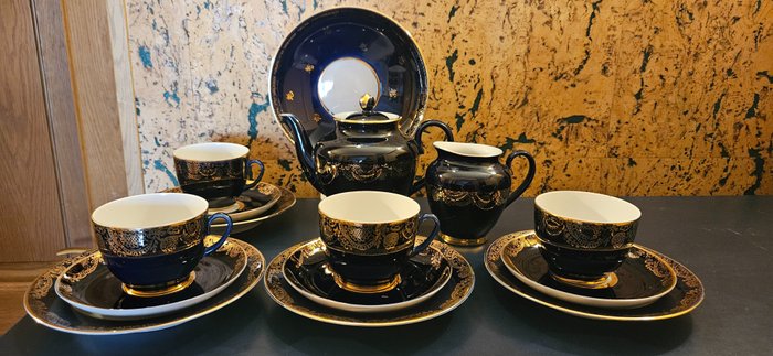 Lomonosov Imperial Porcelain Factory - Servizio da tè (15) - Porcellana