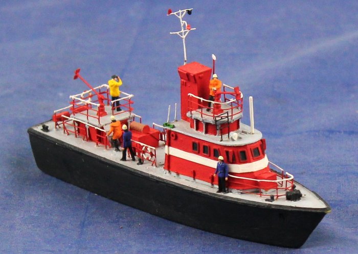 Artitec N - 54.101 - Modellvonat terepasztal (1) - Tűzoltóság kikötői tűzoltóhajó