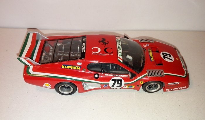 AMR-X Nostalgia 1:43 - Modellino di auto sportiva -Ferrari 512BB Bellancauto Le Mans 1980 Handbuilt RUF metal kit - X-AMR